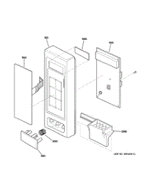 02 - Controller Parts parts for Ge Microwave JES1039BJ02 from AppliancePartsPros.com