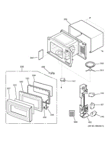 02 - Oven, Door & Latch Board Parts parts for Ge Microwave JE1460BF03 from AppliancePartsPros.com