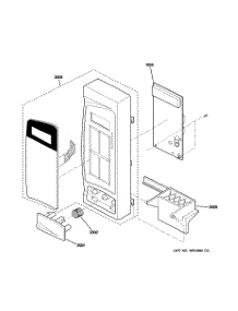 02 - Controller Parts parts for Ge Microwave JES1656SJ01 from AppliancePartsPros.com