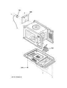 06 - Interior Parts (2) parts for Ge Microwave JES1651SJ01 from AppliancePartsPros.com