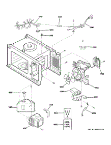 05 - Interior Parts (1) parts for Ge Microwave JE1860SH02 from AppliancePartsPros.com