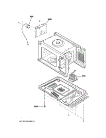 06 - Interior Parts (2) parts for Ge Microwave JES1656BH02 from AppliancePartsPros.com