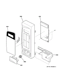 02 - Controller Parts parts for Ge Microwave JES1656BH001 from AppliancePartsPros.com