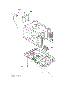 06 - Interior Parts (2) parts for Ge Microwave JES1656WH001 from AppliancePartsPros.com