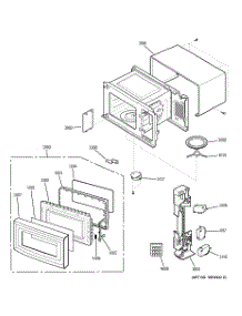 02 - Oven, Door & Latch Board Parts parts for Ge Microwave JE1460BF002 from AppliancePartsPros.com
