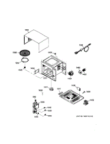 02 - Body Parts parts for Ge Microwave JE635WW04 from AppliancePartsPros.com