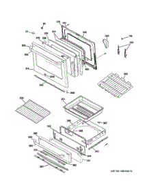 04 - Door & Drawer Parts parts for Ge Range C2S985SET1SS from AppliancePartsPros.com