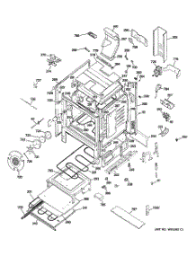 03 - Body Parts parts for Ge Range P2B930DET1BB from AppliancePartsPros.com