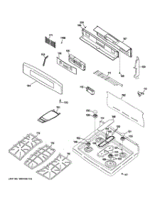 02 - Control Panel & Cooktop parts for Ge Range P2B930DET1CC from AppliancePartsPros.com