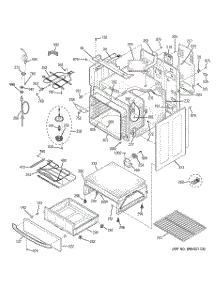 03 - Body Parts parts for Ge Range PB909DP5BB from AppliancePartsPros.com