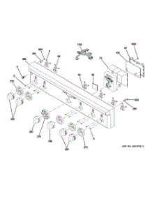 02 - Control Panel parts for Ge Range ZDP304NP1SS from AppliancePartsPros.com