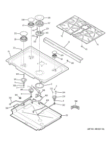 02 - Cooktop parts for Ge Range P2S975SEP2SS from AppliancePartsPros.com