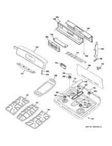 02 - Control Panel & Cooktop parts for Ge Range J2B918SEK1SS from AppliancePartsPros.com