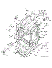 03 - Body Parts parts for Ge Range JGB916CEK7CC from AppliancePartsPros.com