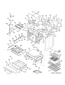 03 - Body Parts parts for Ge Range JCB968SJ3SS from AppliancePartsPros.com