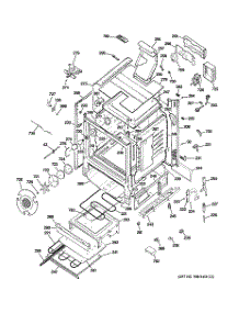 03 - Body Parts parts for Ge Range JGB918SEK3SS from AppliancePartsPros.com