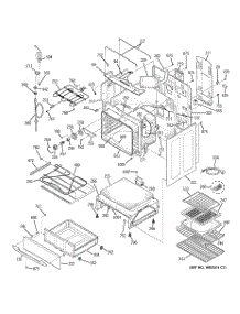 03 - Body Parts parts for Ge Range JCB968SJ2SS from AppliancePartsPros.com