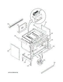 05 - Structure parts for Ge Range ZDP36N6H3SS from AppliancePartsPros.com