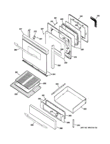 04 - Door & Drawer Parts parts for Ge Range JGB916SEK4SS from AppliancePartsPros.com