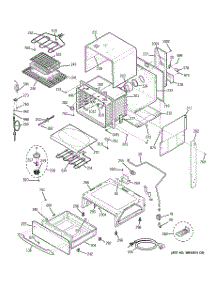 03 - Body Parts parts for Ge Range J2S968SEK3SS from AppliancePartsPros.com