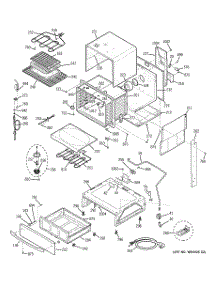 03 - Body Parts parts for Ge Range J2S968TH2WW from AppliancePartsPros.com
