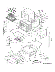 03 - Body Parts parts for Ge Range J2C968SEK1SS from AppliancePartsPros.com