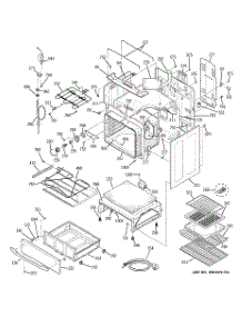03 - Body Parts parts for Ge Range JCB968TJ1WW from AppliancePartsPros.com