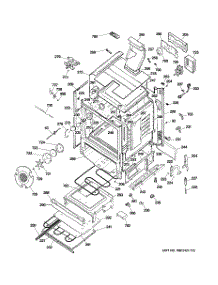 03 - Body Parts parts for Ge Range JGB918CEK3CC from AppliancePartsPros.com
