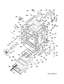 03 - Body Parts parts for Ge Range JGB918BEK1BB from AppliancePartsPros.com