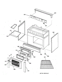 03 - Outer Body parts for Ge Range ZDP36N6DSS from AppliancePartsPros.com