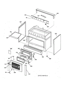 05 - Outer Body parts for Ge Range ZDP36N6DSS from AppliancePartsPros.com