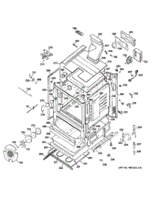 03 - Body Parts parts for Ge Range JGB916SEK5SS from AppliancePartsPros.com