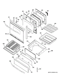 04 - Door & Drawer Parts parts for Ge Range JGB928SEL2SS from AppliancePartsPros.com