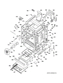 03 - Body Parts parts for Ge Range JGB918BEK5BB from AppliancePartsPros.com