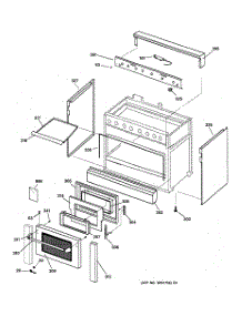 04 - Outer Body parts for Ge Range ZDP36N6DD2SS from AppliancePartsPros.com
