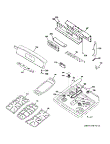 02 - Control Panel & Cooktop parts for Ge Range JGB916SEL2SS from AppliancePartsPros.com