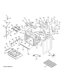 03 - Body Parts parts for Ge Range JCB968BK6BB from AppliancePartsPros.com