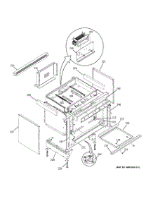 08 - Structure parts for Ge Range ZDP36N4RH2SS from AppliancePartsPros.com