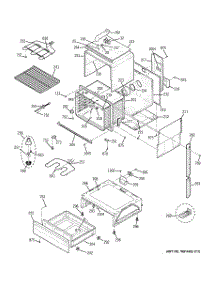 02 - Body Parts parts for Ge Range JSP39DN3CC from AppliancePartsPros.com