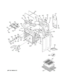 03 - Body Parts parts for Ge Range JCB900SK1SS from AppliancePartsPros.com