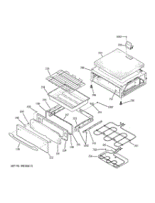 04 - Warming Drawer parts for Ge Range JB968TK3WW from AppliancePartsPros.com
