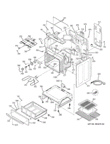 03 - Body Parts parts for Ge Range JCB905TJ2WW from AppliancePartsPros.com
