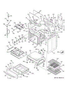 03 - Body Parts parts for Ge Range JB988BH1BB from AppliancePartsPros.com