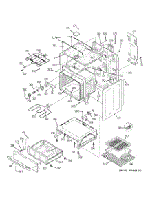 03 - Body Parts parts for Ge Range JBP49WK3WW from AppliancePartsPros.com