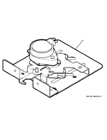 05 - Door Lock parts for Ge Range JBP90BF2BB from AppliancePartsPros.com