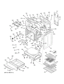 03 - Body Parts parts for Ge Range JBP90SF2SS from AppliancePartsPros.com