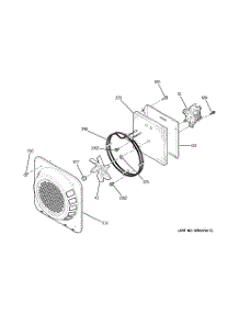 06 - Convection Fan parts for Ge Range JBP90TF2WW from AppliancePartsPros.com