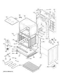 04 - Lower Oven parts for Ge Range JB850DP4WW from AppliancePartsPros.com