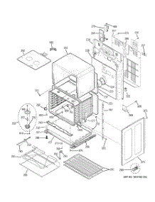 04 - Lower Oven parts for Ge Range PB970TP4WW from AppliancePartsPros.com