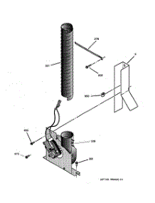 07 - Blower parts for Ge Range JS960WB1WW from AppliancePartsPros.com